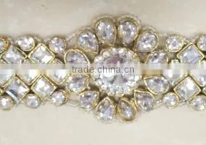 GOLD CRYSTAL Single Bracelet Free Size thumbnail-2