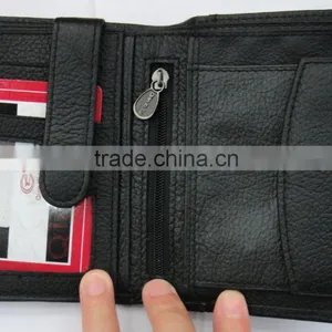 Fashion Men Cowhide Skin Purse Leather Pouch for Men thumbnail-3