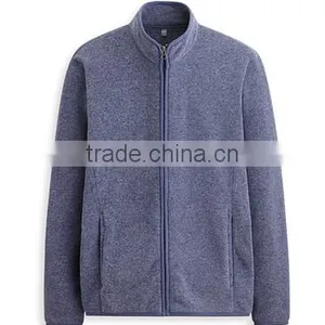 Men's Full Zip Jacket Active Windproof Men Custom Polar Fleece Jacket Wholesale Fleece Jacket thumbnail-5