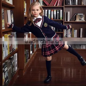 2016 Nice Perfect Fit School Uniform Design School Sweaters Kindergarten Uniform thumbnail-5