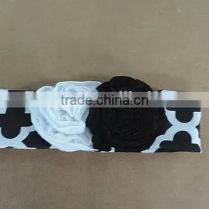 Wholesale Baby Hair Bands Cotton Knitted Custom Cheap Baby Accessories Boutique Girls Hair Accessories Flower Girls Hairbands thumbnail-6