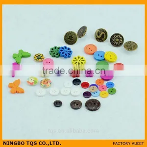 Black and White Spotty All Types of Cloth Buttons thumbnail-4