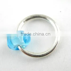 Wholesale Blue Lampwork Glass Knitting Stitch Markers thumbnail-2