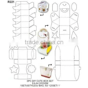 (R221) 6 PC DIY CUTE BOX SET thumbnail-1
