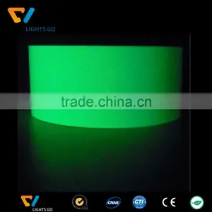 EN471 Glow in the Dark Self Adhesive Fluorescent Cloth Reflective Tape thumbnail-1
