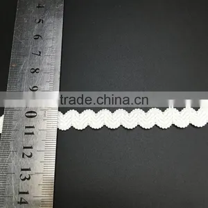1 cm Lace Waves Stretch Elastic Hook Sideband Bra Underwear Aglet thumbnail-5