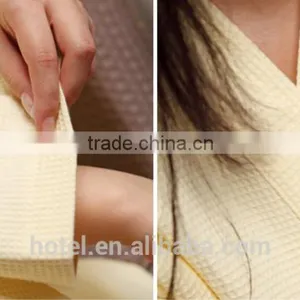 Hotel Supplies Wholesale 100% Cotton High-quality Waffle Bathrobe Luxury Hotel Bathrobe thumbnail-3