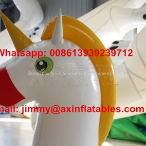 Popular 0.9MM PVC Swimming Pool Water FloatingToys,Inflatable Pool Water Floaties,Inflatable Unicorn Float For Sale thumbnail-4
