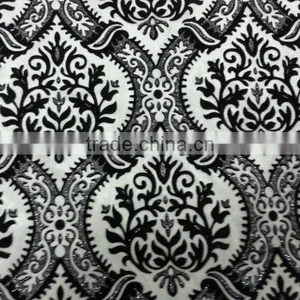 Flock Printed Fabric thumbnail-1