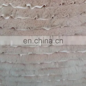 2015 Girl's Pretty Ribbit Fur Coat Pink thumbnail-4