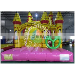 Pink Inflatable Slide thumbnail-1