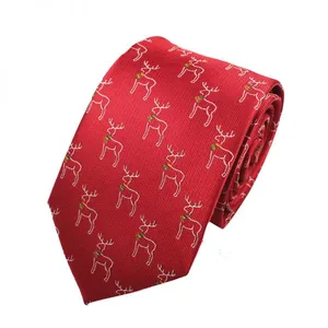 Printed Green Polyester Woven Necktie Stwill Dots thumbnail-1