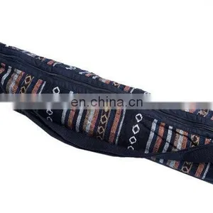 Handmade Yoga Mat Bag Totes Crossbody Bags Zipper With Cotton Lining Ethnic Hand Work Yoga Bag Mat Thai Ikat Cotton Wholesale thumbnail-1