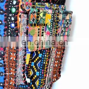 Banjara Yoga Mat Bag One of a Kind - Handmade Bag Cross Body Banjara Style Yoga Bag Yoga Met Bag Ethnic Hand Embroidered Vintage thumbnail-3