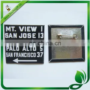 37mm Square Tin Badge thumbnail-1