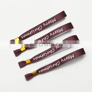 High Quality Customized Cheap Fabric Wristbands With Personal Logo For Events YF011 thumbnail-5