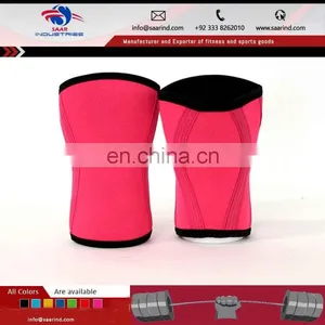 HOT Promotion Customized LOGO Silicon Printed Free Shipping Custom Neoprene Knee Sleeve thumbnail-1