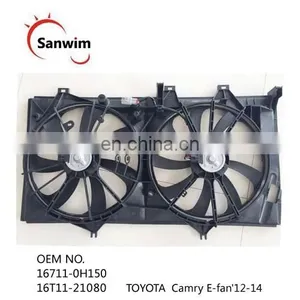 Dual Radiator and Condenser Cooling Fan Assembly For 2012-2014 To-yota Camry thumbnail-2