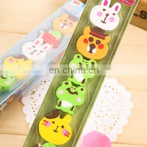 PVC Box Packing Animal Design Cartoon Eraser Cartoon Eraser thumbnail-2