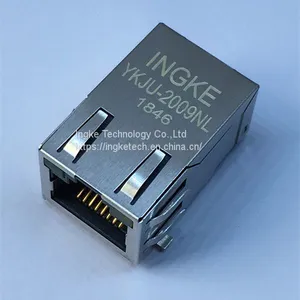 J3011G21DNL YKJU-2009NL Single Port SMT 100 Base-T Ethernet 8P8C Connector RJ45 thumbnail-2