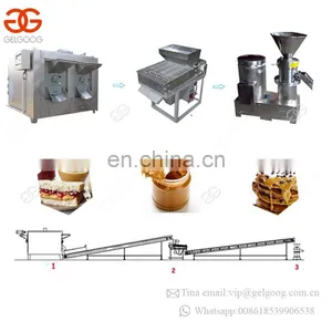 Semi Automatic Macadamia Ground Nut Paste Making Machine Peanut Butter Production Line thumbnail-2