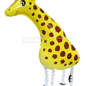 Hot Sale Walking Animal Balloons Walking Pet Balloons Helium Balloons Foil Balloons Mylar Balloons Walking Balloons (dinosour, Dogs, Giraff, Indeer, Panda, Fog, Rabbit, Cow, Cat, Elephant, Turtle, Ladybug,) thumbnail-1
