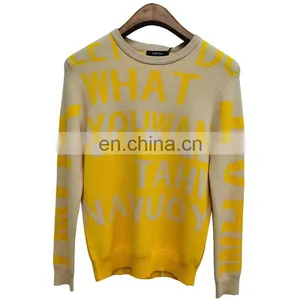 DiZNEW Wholesale Acrylic Pullover Mens Custom Sweater Printing thumbnail-1