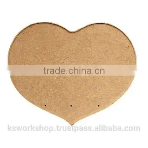 Wooden Plate 6mm (Heart) - Loose thumbnail-1