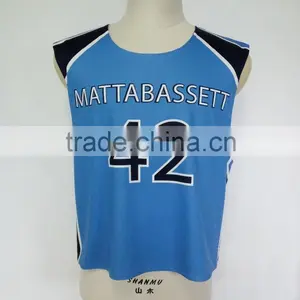 100%polyester Men's Baseball Reversible Sublimation Print Tank Top thumbnail-1