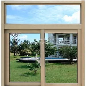 Good Quality Aluminum Glass Horizontal Cheap Aluminium Sliding Window thumbnail-5