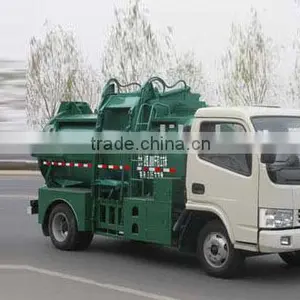 NEW Dongfeng Side Loader Garbage Truck Kitchen Garbage Truck thumbnail-1