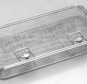 Special Sieve Baskets Made of Stainless Steel With Silicone Holders Instrument Baskets With Wire Mesh Lids thumbnail-1