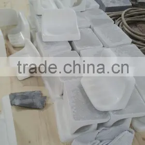 Cultured Marble Foot Rest, Wall Mount Soap Dish, Corner Mount Soap Dish, Shampoo Shelf, Trim, Accessory Ledge thumbnail-6