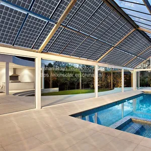 Rixin BIPV Solar Panels All Black Monocrystalline Silicon Solar Panel 6v 540w thumbnail-2