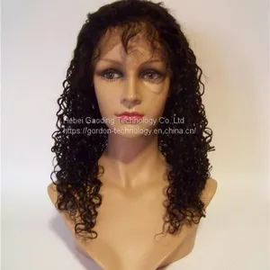 Gaoding Brown Curly Human Hair HD Full Lace Wig With Factory Price thumbnail-1
