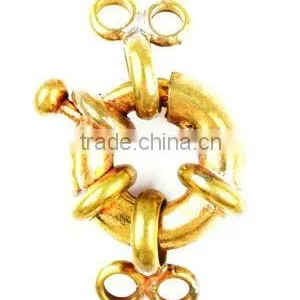 Metal Buckle Necklace Clasp Spring Ring thumbnail-1
