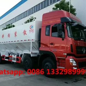 HOT SALE! Dongfeng Tianlong 8*4 LHD 310hp Diesel Bulk Feed Transported Vehicle for Sale thumbnail-1