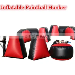 Commerical Inflatable Paintball Hunkers Air Paintball Obstacle Battle Field thumbnail-2