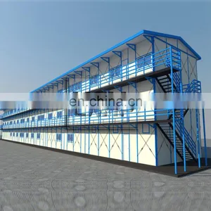China Easy Assembled Steel Prefabricated Building Prefab Storage Units Ready Made House In India thumbnail-4
