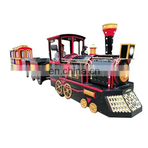 Battery Tourist Train Electric Train Tourist Electric Train Set for Adults thumbnail-1