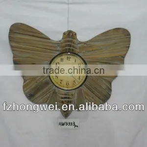 Hongwei 2013 Antiquated Natural Wood Decorative Clocks& Wood Wall Decorative Clocks thumbnail-1
