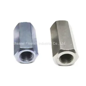 SS/CS Hex Lock Nut , Hex Coupling Nuts DIN ANSI / ASME Standard thumbnail-4