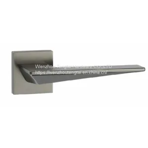 Popular New Design Good Quality Zinc Alloy/zamac/zamak/aluminum Door Handle for European Door Lock thumbnail-1