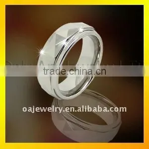 Comfort Fit Shiny Polished Fashional Tungsten Rings thumbnail-1