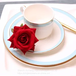 Newest Rose Flower Napkin Rings Gold Wedding Napkin Rings Holder Handmade Serviette Holders thumbnail-3