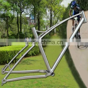 Newest Model 142*12 Thru Axle 26erX4.8 Tires China Mtb Titanium Alloy Frame With Twin Top Tube thumbnail-1
