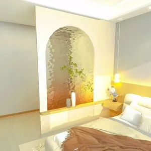 Hot Selling Modern Art Decoration Hallway Living Room Partition Glass thumbnail-3