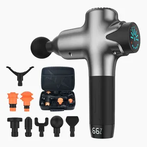 Y8 Electronic Massage Gun 16.8V/4800mAh Battery 7 Vibrating Gears 12 Different Massager Head thumbnail-1