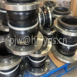 Flanged Connector Coupling Pipeline Bellows Compensator EPDM Flexible Rubber Expansion Joint thumbnail-2