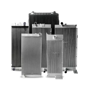 Komatsu CAT Hitachi Daewoo Doosan Kobelco Hyundai Excavator Hydraulic Oil Cooler Radiator Bulldozer Hydraulic Oil Cooler thumbnail-2